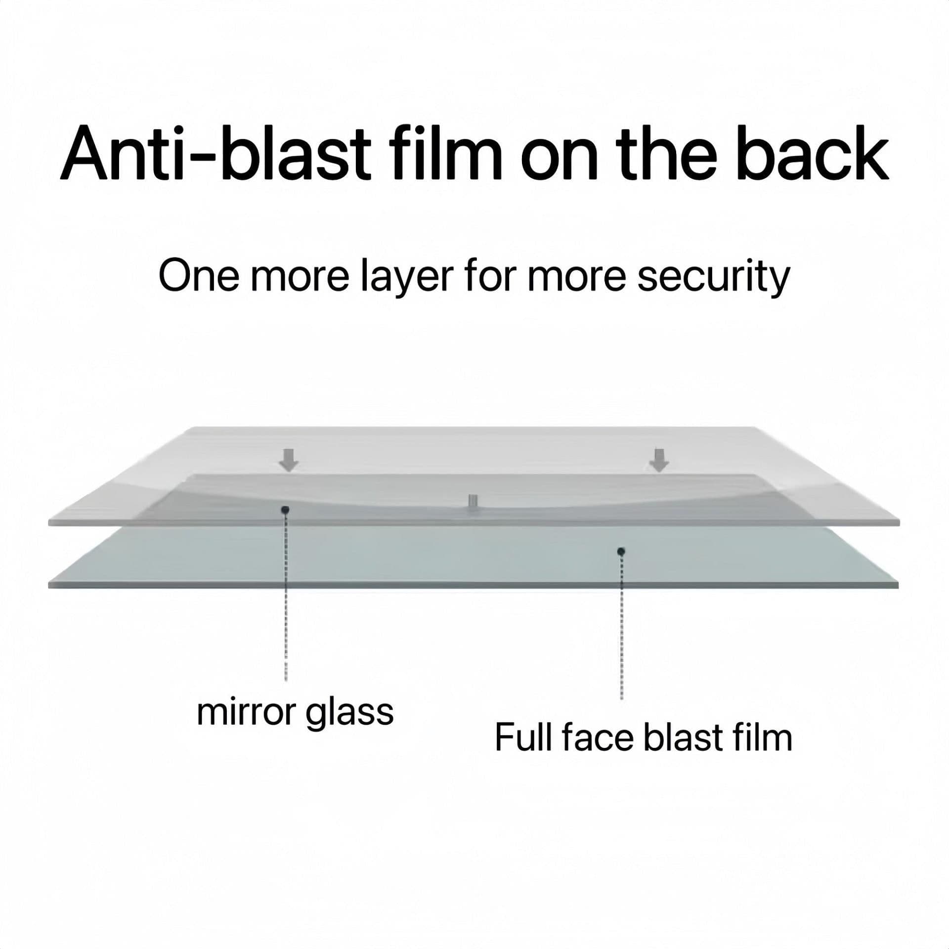image-Frameless Full Length Floor Mirror with LED Light, Dimming & 3 Color Modes, Silver Mirror, 64x21 Inches