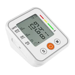 image-Vilego Arm Blood Pressure Monitor - FDA Certified, ABS Material, Black