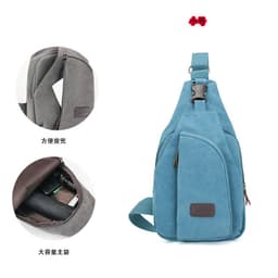 image-Factory direct Korean casual men's chest bag sports canvas men's bag small bag multi-function outdoor small bag tide