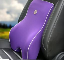 image-Car Memory Cotton Lumbar Suit Pillow Back Pad Waist Car Interior Seat Four Seasons Universal New Slow Rebound