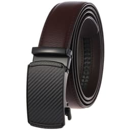 image-Business Casual Cowhide Belt with Leather Buckle - Brown LY55-0191-1