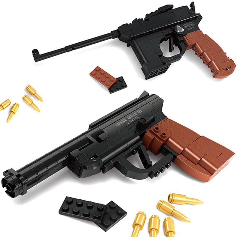 image-AUSINI Pistol Building Blocks - Kids DIY Toy 118+145pcs - 7-14 Years