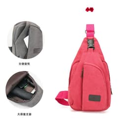 image-Factory direct Korean casual men's chest bag sports canvas men's bag small bag multi-function outdoor small bag tide