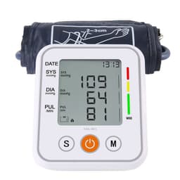 image-Vilego Arm Blood Pressure Monitor - FDA Certified, ABS Material, Black