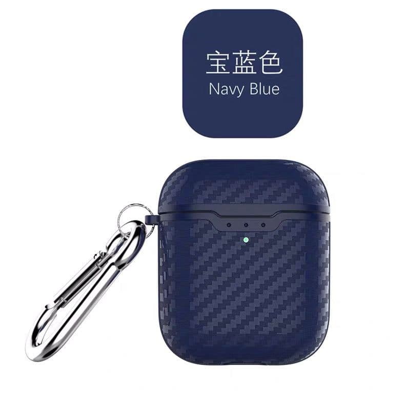 image-AirPods 2nd Gen Carbon Fiber Earphone Case - Wireless Charging, TPE Material