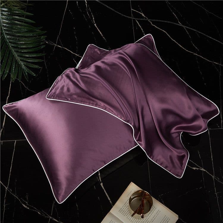 image-Mulberry Silk Pillowcase 19mm 48*74 Solid Color