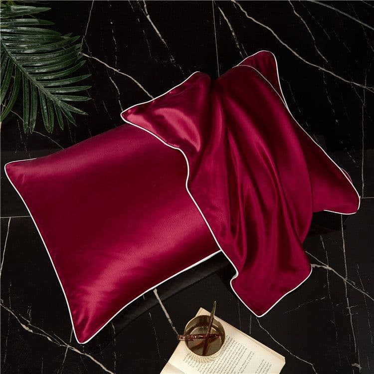 image-Mulberry Silk Pillowcase 19mm 48*74 Solid Color
