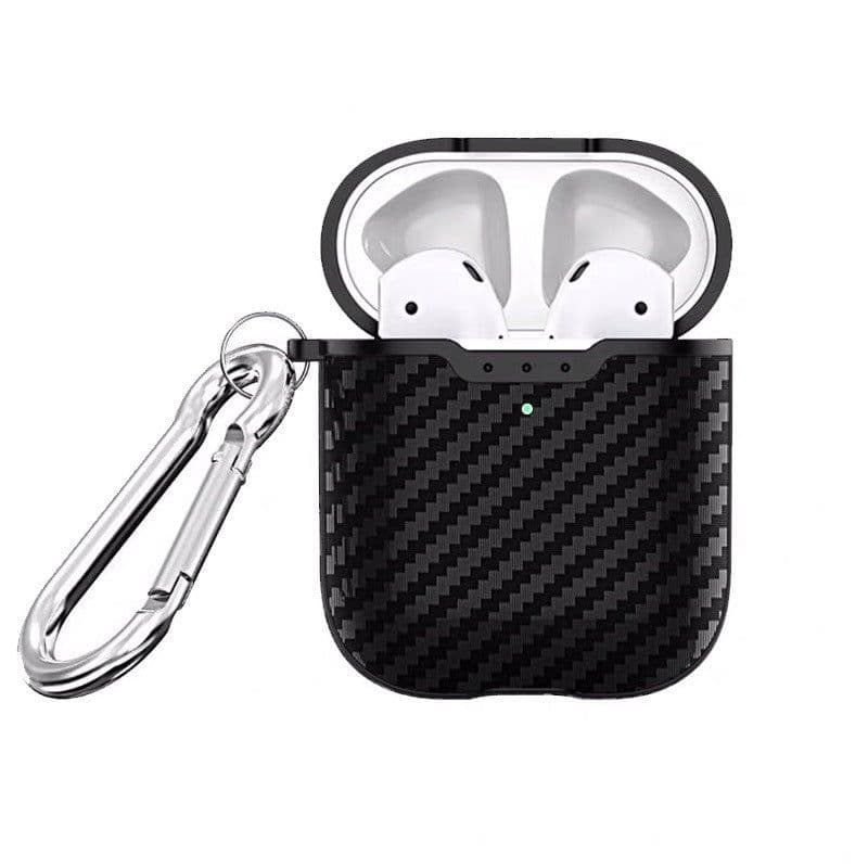 image-AirPods 2nd Gen Carbon Fiber Earphone Case - Wireless Charging, TPE Material