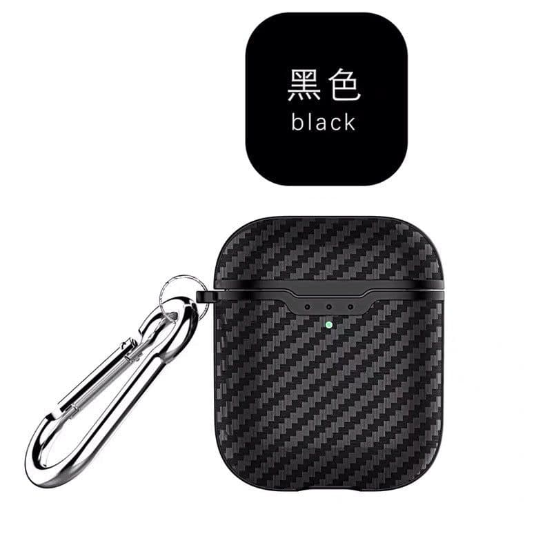image-AirPods 2nd Gen Carbon Fiber Earphone Case - Wireless Charging, TPE Material