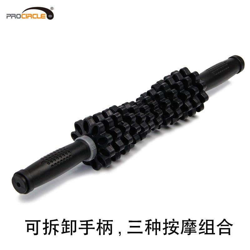 image-Foam Massage Stick - Sky Blue, Rose Red, Black, Multi-Function