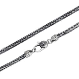 image-Rich Deer S925 Sterling Silver Vajra Foxtail Chain Necklace