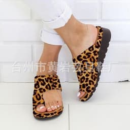 image-Large size sandals female spring and summer new European and American solid color ladies toe sandals foreign trade explosions wish Amazon cross-border
