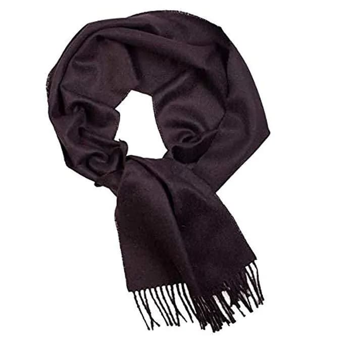 image-Great Natural Alpaca 100% Super Baby Alpaca scarf black colour