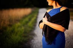 image-Great Natural Alpaca 100% Super Baby Alpaca scarf black colour