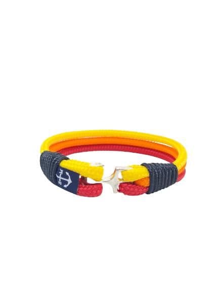 image-Red, Orange, & Yellow Nautical Bracelet