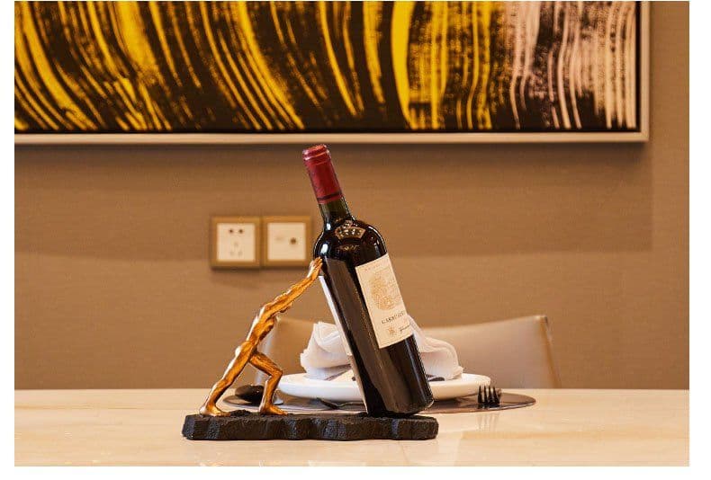 image-Strong Man Wine Holder