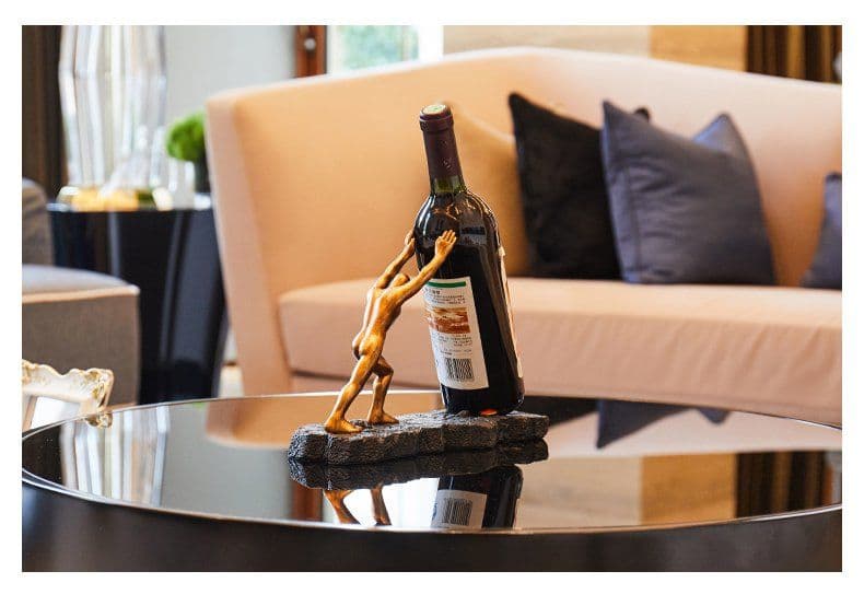 image-Strong Man Wine Holder