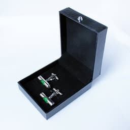 image-Bubble Level Cufflinks