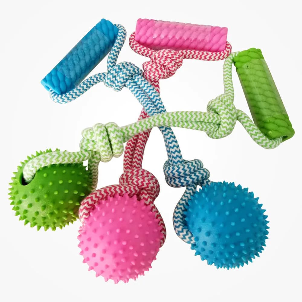 image-Rubber Chew Training Pet Dog Toy