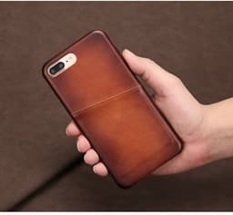 image-Antique Lamb Leather iPhone Card Case