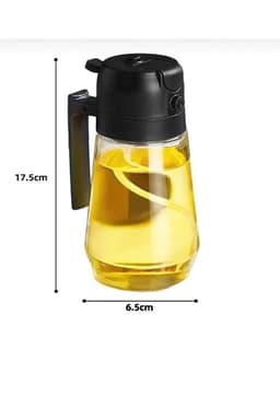 image-Glass Oil Spray Bottle Airfryer Oil Sprayer Kitchen Organizer and