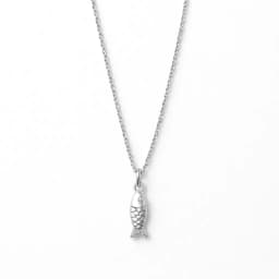 image-Stainless Steel Fish Necklace for Women