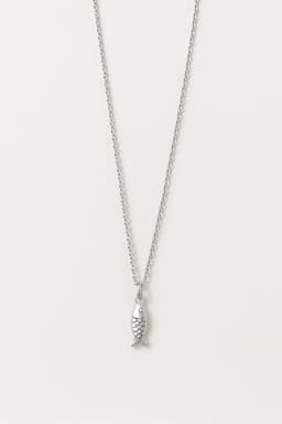 image-Stainless Steel Fish Necklace for Women