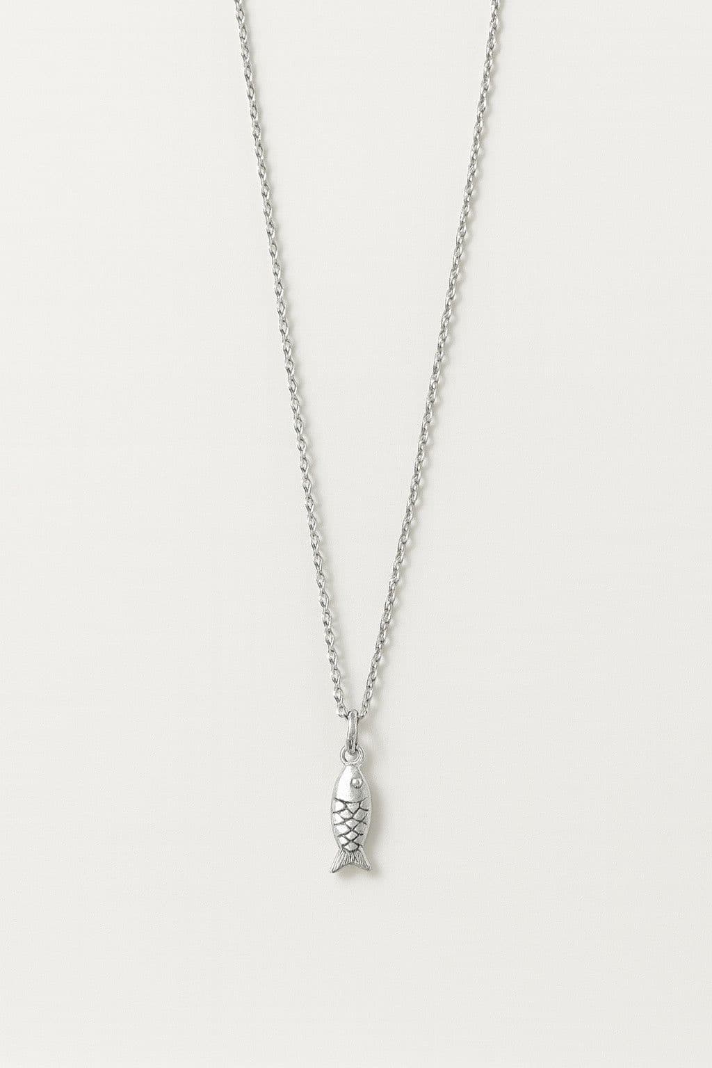 image-Stainless Steel Fish Necklace for Women