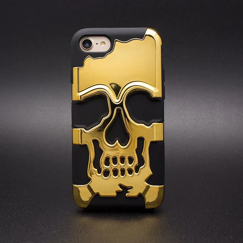 image-Double-Deck Skull iPhone Case