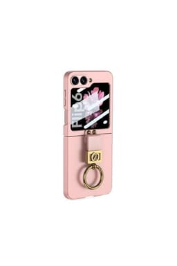 image-Samsung Galaxy Z Flip6 Case Kipta PC Hard Rubber Metal Ring Cover