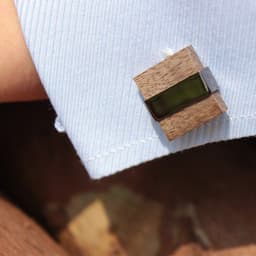 image-Wenge Wood Cufflinks