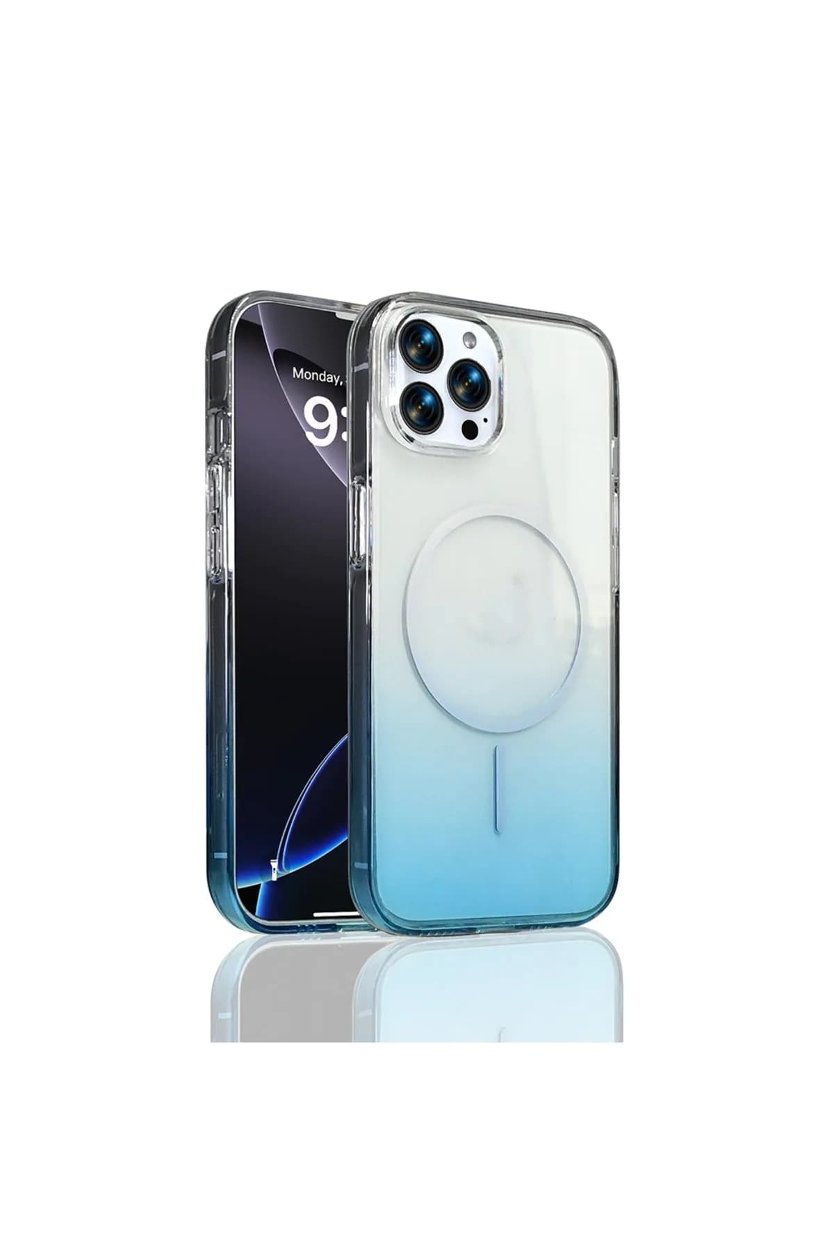 image-iPhone 16 Pro Case Rainbow Colored Septic Magnetic Charging Cover