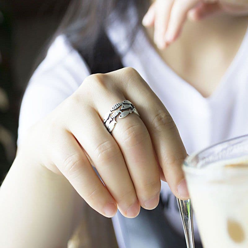 image-Silver Fish Ring
