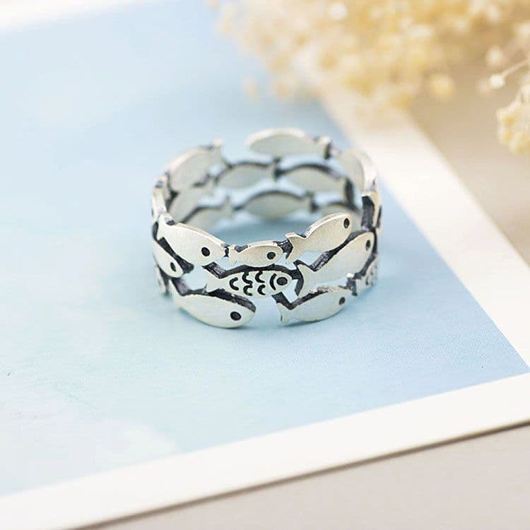 image-Silver Fish Ring