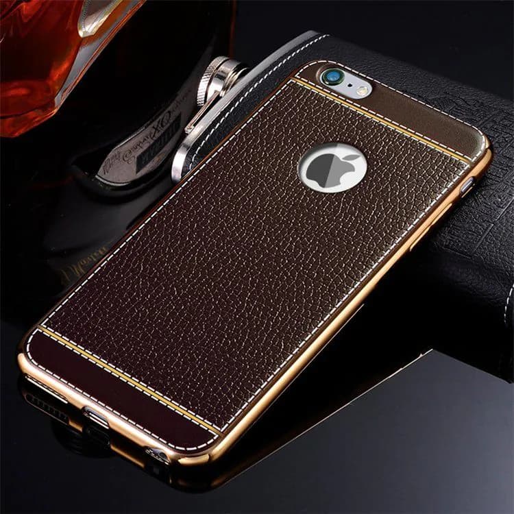 image-Luxury Litchi Grain iPhone Case
