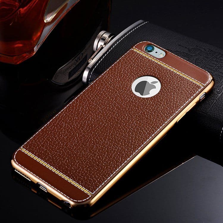 image-Luxury Litchi Grain iPhone Case
