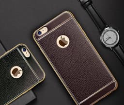 image-Luxury Litchi Grain iPhone Case