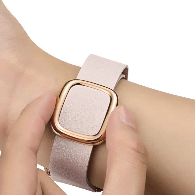 image-Cool genuine leather Apple Watch wristband