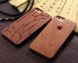 image-Wood Floral iPhone Case