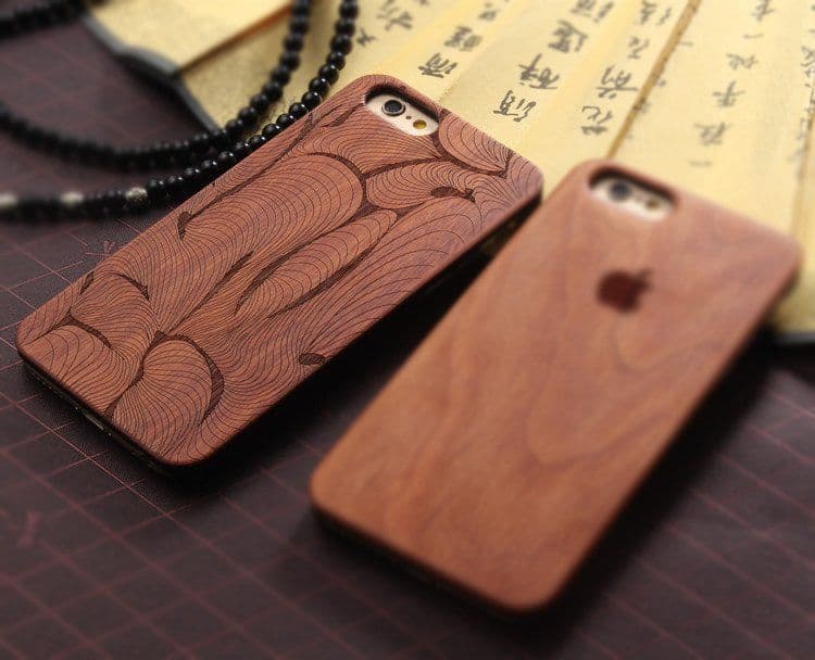 image-Wood Floral iPhone Case