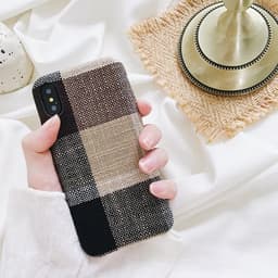 image-Brown Scottish Tartan iPhone Case