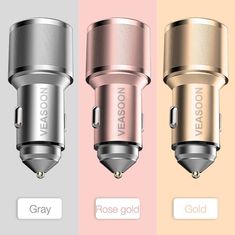 image-Quick Charge USB Car Charger by VEASOON