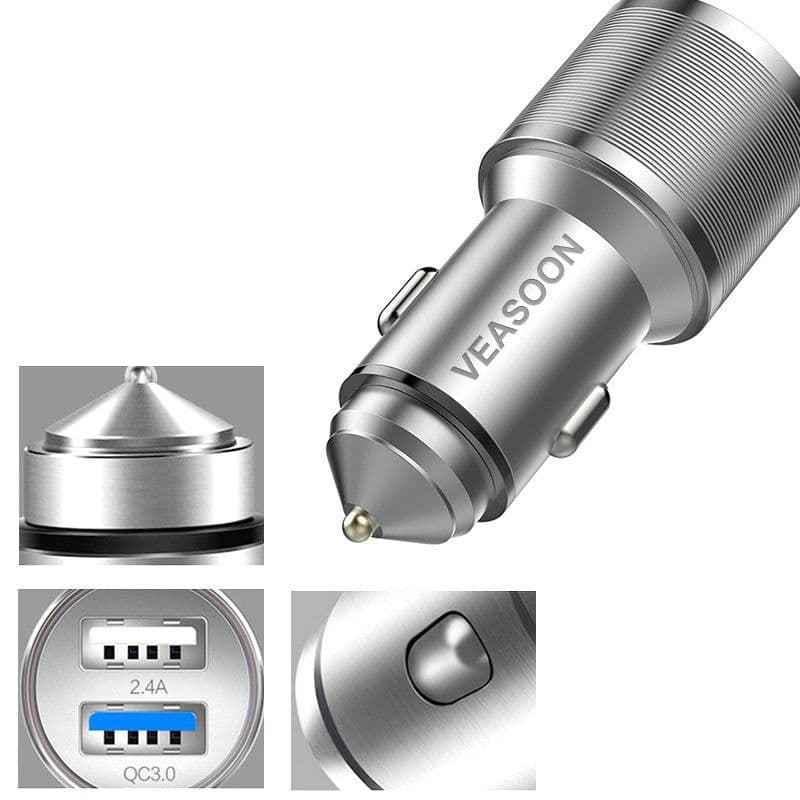 image-Quick Charge USB Car Charger by VEASOON