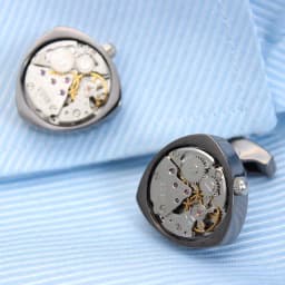 image-Rotor Motors Watch Engine Cufflinks