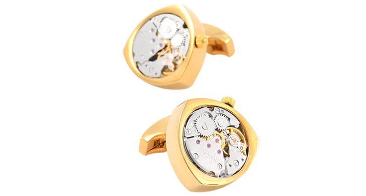 image-Rotor Motors Watch Engine Cufflinks