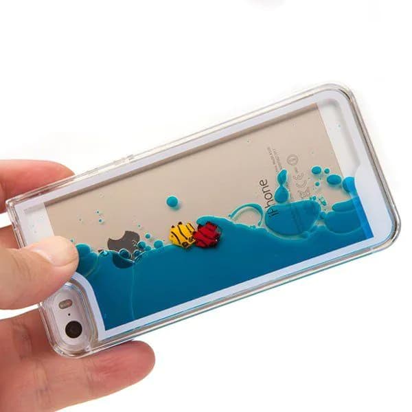 image-Fish Swimming in Blue Ocean iPhone Case