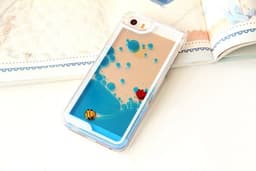 image-Fish Swimming in Blue Ocean iPhone Case