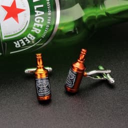 image-Whisky Bottle Cufflinks
