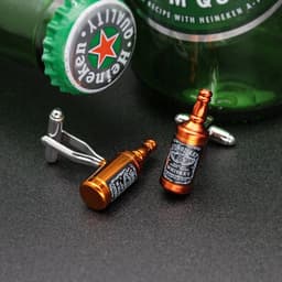 image-Whisky Bottle Cufflinks