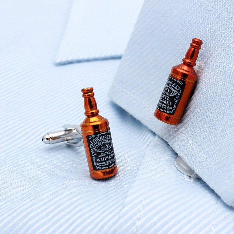 image-Whisky Bottle Cufflinks
